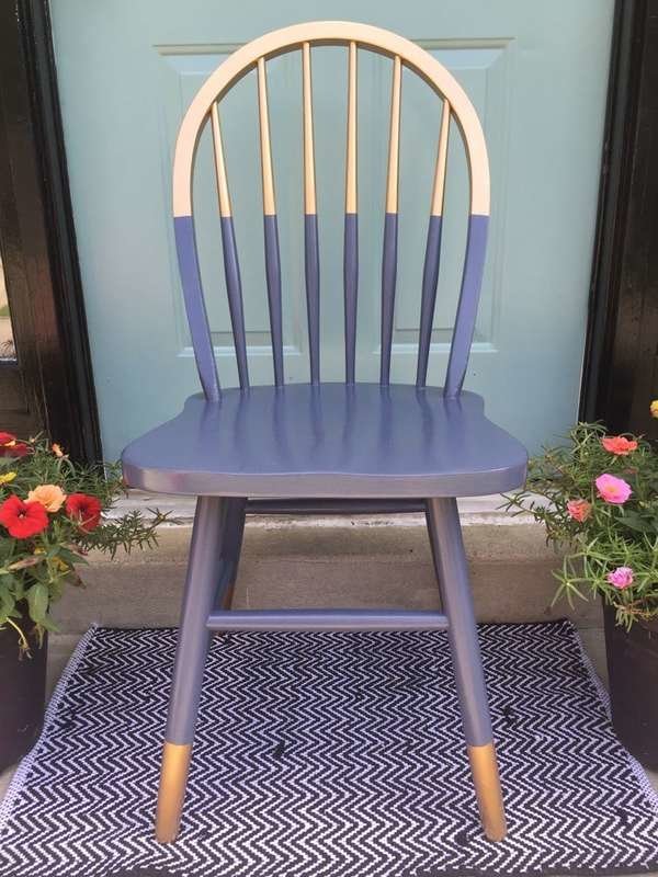 رنگ آمیزی صندلی با باقیمانده رنگ